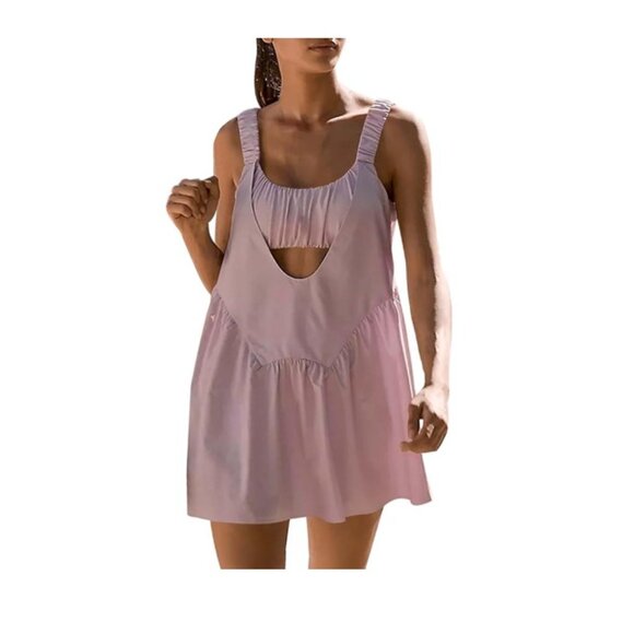 New -Tennis Athletic Dress for Women Built in Bra and Shorts - 2 Piece, 2 Colors - Picture 1 of 8